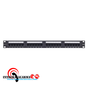 IA624 | PATCH PANEL CAT6 24 PUERTOS