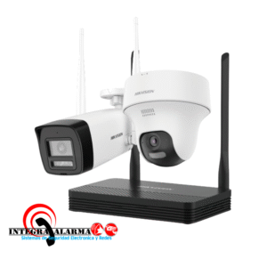 NKS424W02H/KIT DE CAMARAS WI-FI EASYLINK HIKVISION NVS 4CH + 1 BULLET Y 1 DOMO  4MP
