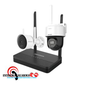 NKS424WBPH/KIT DE CAMARAS WI-FI EASYLINK HIKVISION NKS424WBH NVS 4CH + 1 CAMARA PT 360° Y 1 BULLET 4MP IP66 30MT